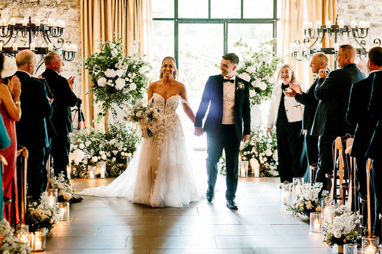 A Romantic Floral Affair at The Tithe Barn, Bolton Abbey